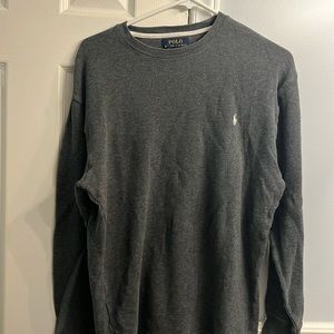 Polo boys  XL grey long sleeve shirt